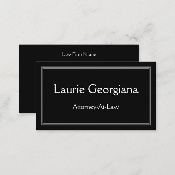 Clean & Modern Attorney-At-Law