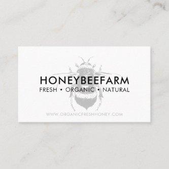 Clean simple Bumble Bee Apiary Honey