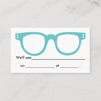 Clean & Simple Eye Doctor Appointment Card