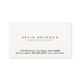 clean simple & minimal basic white professional