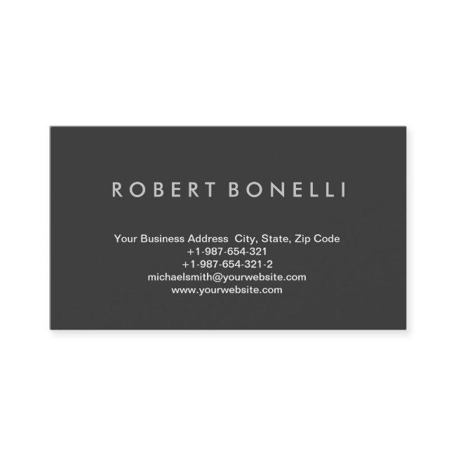Clean Simple Minimal Grey Standard