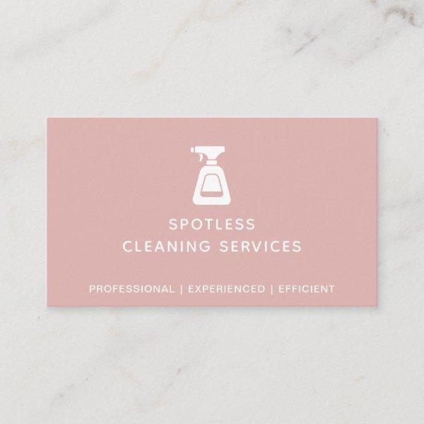 Cleaning Company Spray Bottle Dusty Pink