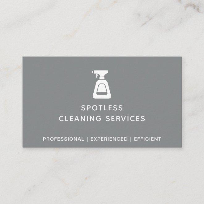 Cleaning Company Spray Bottle Gray