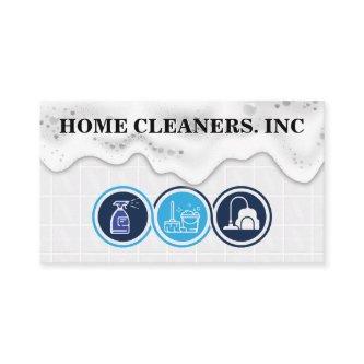 Cleaning Icons | Bathroom Tiles | Soap Foam