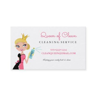 Cleaning Maid Service Blonde Character Crown