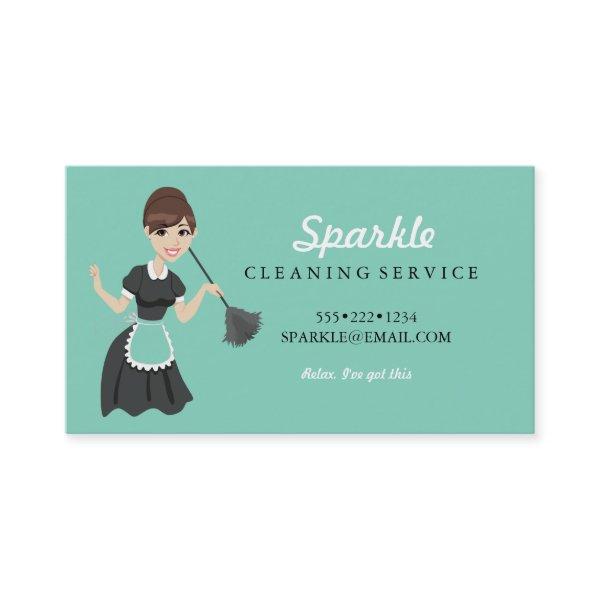 Cleaning Maid Service Character Featherduster