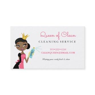 Cleaning Maid Service Ethnic Character Crown
