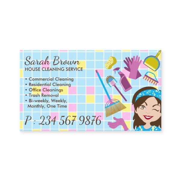 Cleaning Service Janitorial Lady Home Tiles