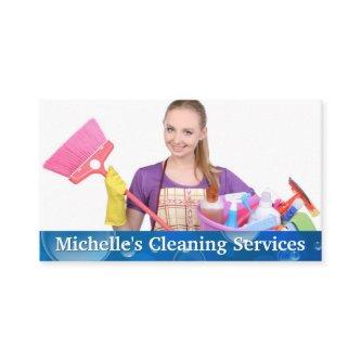 Cleaning Service Lady | Soap Bubbles