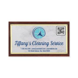 Cleaning Service | Squeegee Logo | QR Code