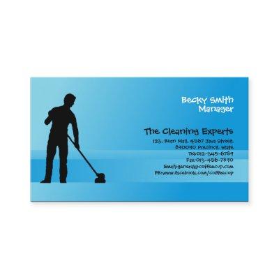Cleaning Services  Man Mopping