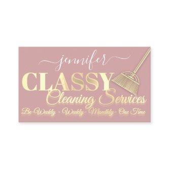 Cleaning Services House Keeping Maid Rose Gold