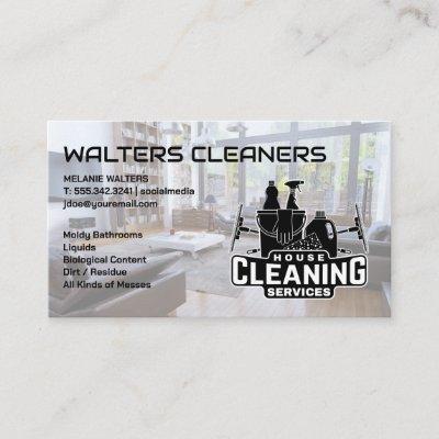 Cleaning Services Logo | House Living Room