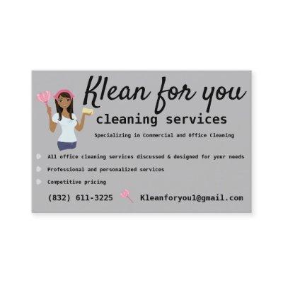 Cleaning Services Pink Gray