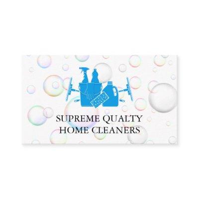 Cleaning Services | Soap Bubbles Background
