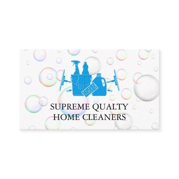 Cleaning Services | Soap Bubbles Background