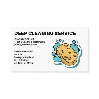 Cleaning Services | Sponge and Soap Bubbles