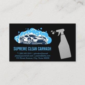 Cleaning Spray Bottle | Carwash Logo