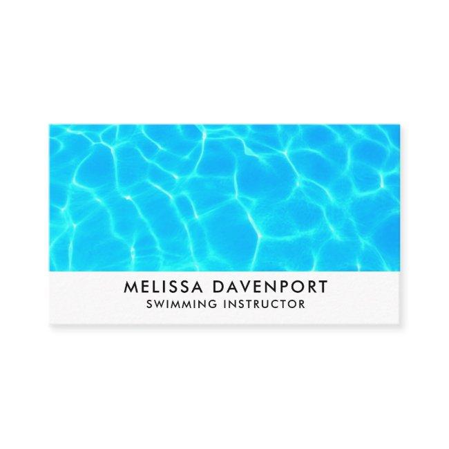 Clear Blue Pool Water Photo