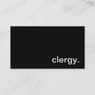 Clergy