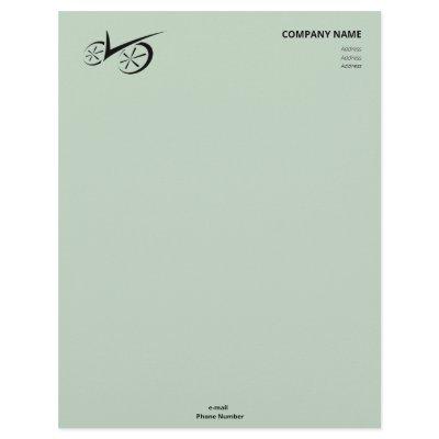 Clever Green Defined Biking Letterhead