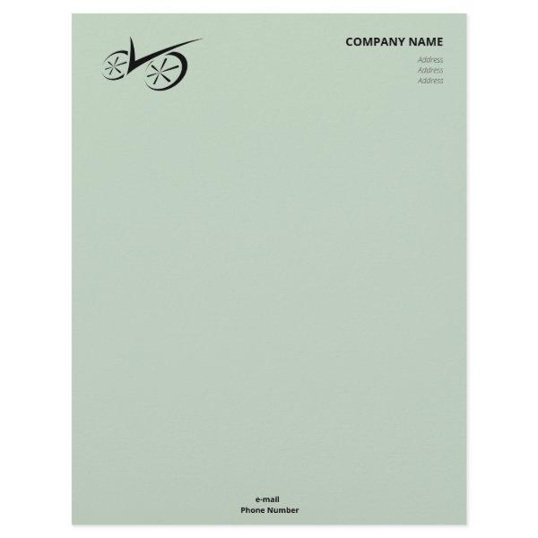 Clever Green Defined Biking Letterhead