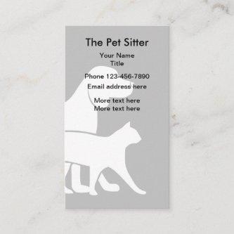Clever Pet Sitter Double Side  Design
