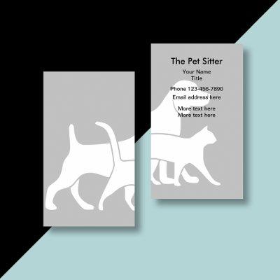 Clever Pet Sitter Double Side  Design