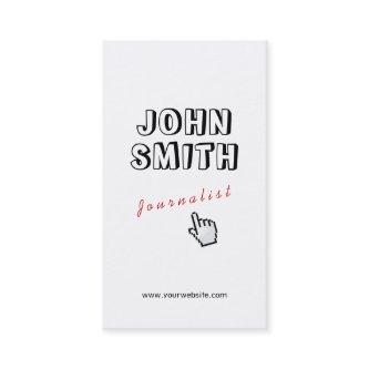 Click! Outline Text Journalist