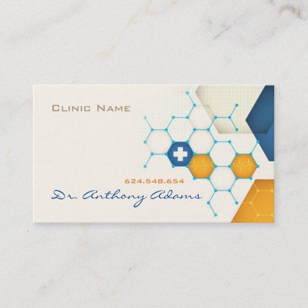 Clinic Hospital Private Doctor Lab Center Card