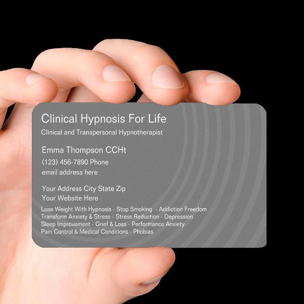 Clinical Hypnotist Hypnosis Services