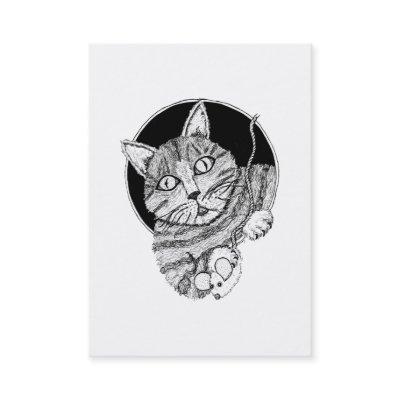 "Clinton's Cat" ACEO Art Trading Card