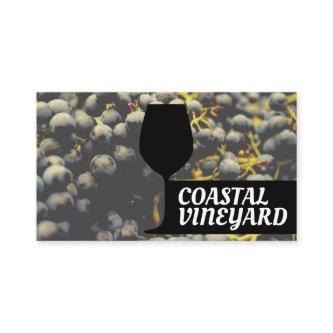 Closeup Wine Grapes | Wine Glass Icon