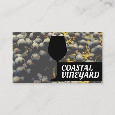Closeup Wine Grapes | Wine Glass Icon
