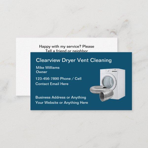 Clothes Dryer Vent Cleaning Home Services