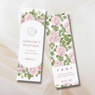 Clothing Tags Small Business Logo Rose Price Tag