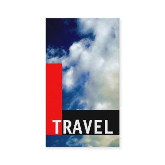 Clouds Black Red Travel Agent