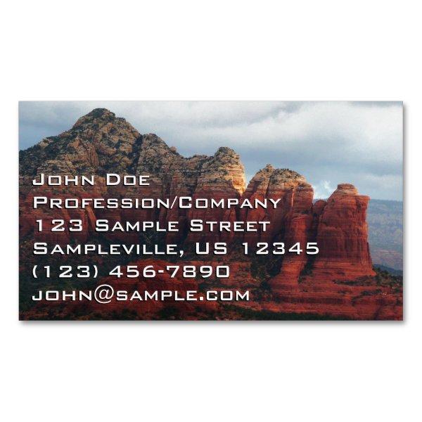 Cloudy Coffee Pot Rock in Sedona Arizona  Magnet