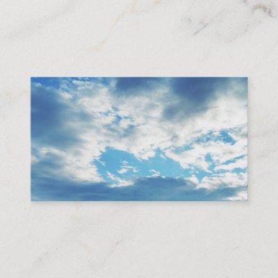Cloudy in Boothbay Business, 3.5" x 2.0", 100 pack