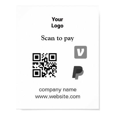 Coachin  add your logo Q R code name  Poster
