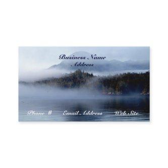 Coastal Island Fog Scenic