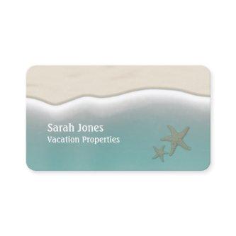 Coastal Vacation Starfish On Beach Aqua Water