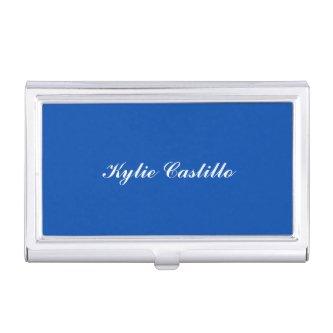 Cobalt Blue Unique Professional Calligraphy Name  Case