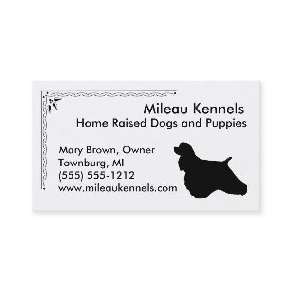 Cocker Spaniel Black and White