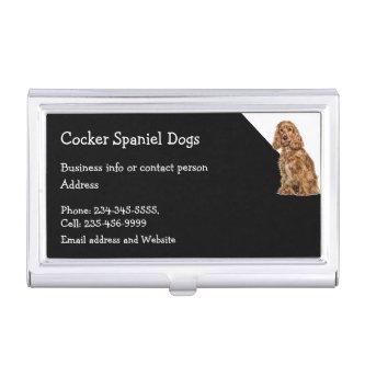 Cocker Spaniel Dogs Breeder Pet Sitter    Case