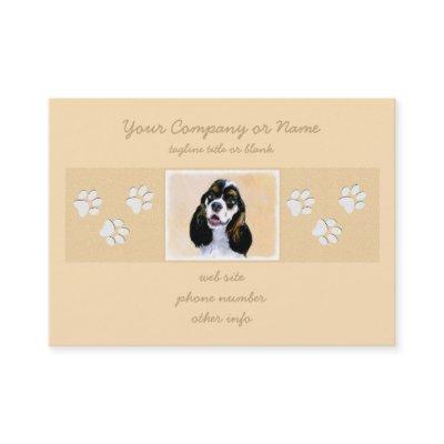 Cocker Spaniel (Parti) Painting - Original Dog Art