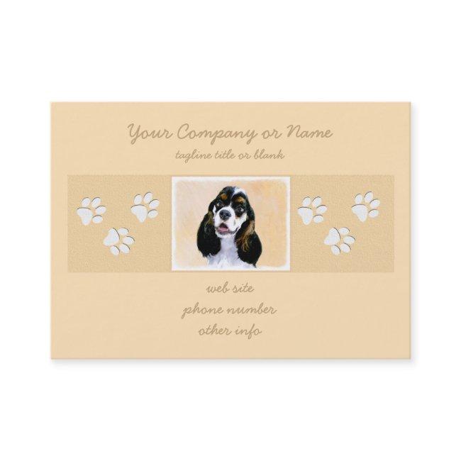 Cocker Spaniel (Parti) Painting - Original Dog Art