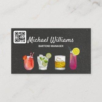 Cocktail Mix Drinks | Mixology | QR Code