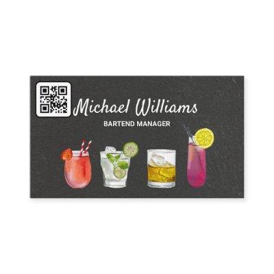 Cocktail Mix Drinks | Mixology | QR Code