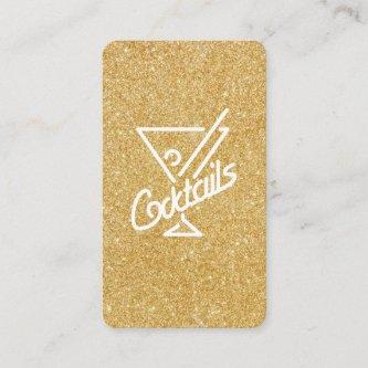 Cocktails / Glamour Gold Glitter